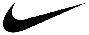 Nike logo.